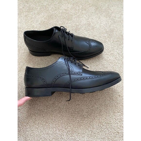 Cole Haan Men's Sawyer Wingtip Oxford Dress Shoe NWOT Size 11.5W Wedding Office - Picture 1 of 12